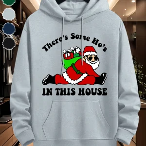 Christmas, Men's Fashion Trend Hooded Sweater Printed Men