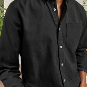 Men s Long Sleeve Plaid Button Down Shirt Casual  Fit Flannel Checkered Shirts for Fall Streetwear Fashion