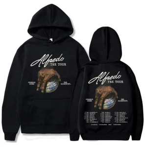 Freddie Gibbs ALFREDO Tour Hoodies Autumn/Winter Loose Hooded Sweatshirts for Male Warm Fleece Men Women Pullovers Streetwear