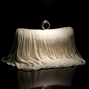 Evening Bag for Women Long Tassel Design Clutch Purses Handbag Party Crossbody Shoulder Bags For Wedding Cocktail Prom