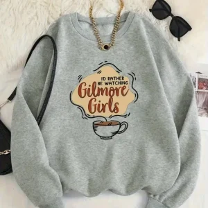 Women's Casual Thick Warm and Soft Pullover Sweater with Fun Pattern Printed Hoodie Round Neck Top Suitable for Holiday Gifts