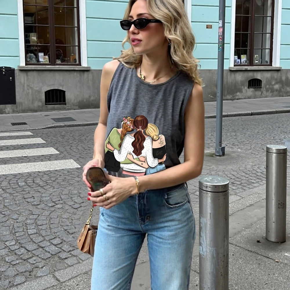 Breathable Sleeveless Summer Women Tank Gym Casual Comfortable Soft T-shirt Vest Women's Clothing Workout Tops Lightweight Shirt - Image 4