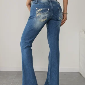 Women’s Denim Shorts with Embroidery High Rise Jeans Pants Summer Streetwear Clothing Casual Trend Outfit Inspiration