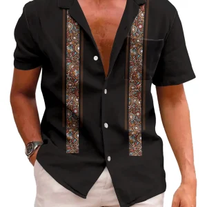 KYKU Mexico Shirt for Men Funny Beach Shirts Hawaiian Button Down Short Sleeve